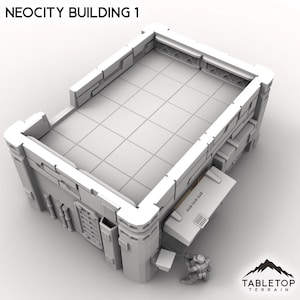 Tabletop Terrain Terrain NeoCity Building 1