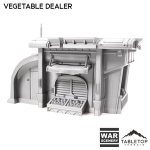Vegetable Dealer - Star Wars Legion Terrain Outer Rim War Scenery  Koboh Lothal Tabletop Terrain Wargame Miniature Scenery