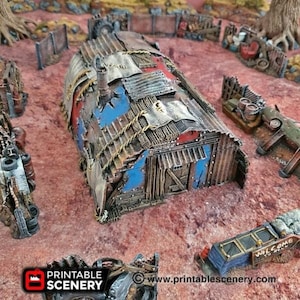 Isolation Bunker - Apocalyptic Building - Gaslands Terrain Post-Apocalyptic Walking Dead Fallout Wasteland Warfare Tabletop Terrain Wargame
