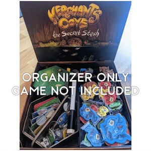 Merchants Cove Expansion Board Game Insert / Organizer
