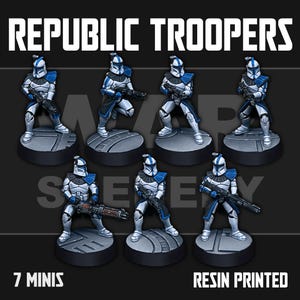 Republic Troopers - Outer Rim Minis by War Scenery for Tabletop Wargames