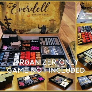 Everdell with first 3 Expansions Board Game Insert / Organizer