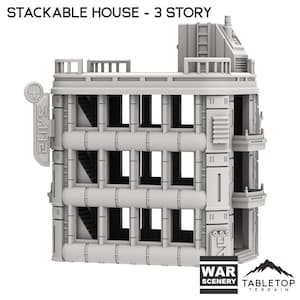 Tabletop Terrain Building Stackable House