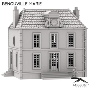 Benouville Marie - WWII Terrain Wargame Tabletop Terrain Terrain Compatible with Bolt Action
