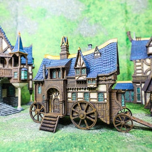 Building 3 - City of Spiritdale - Fantasy Building - DND AoS Malifaux Kings of War Frostgrave