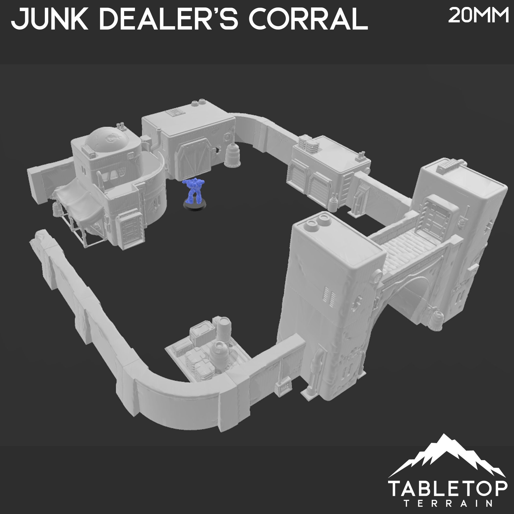 Pilgrim City Junk Dealer's Corral Star Wars Building Etsy