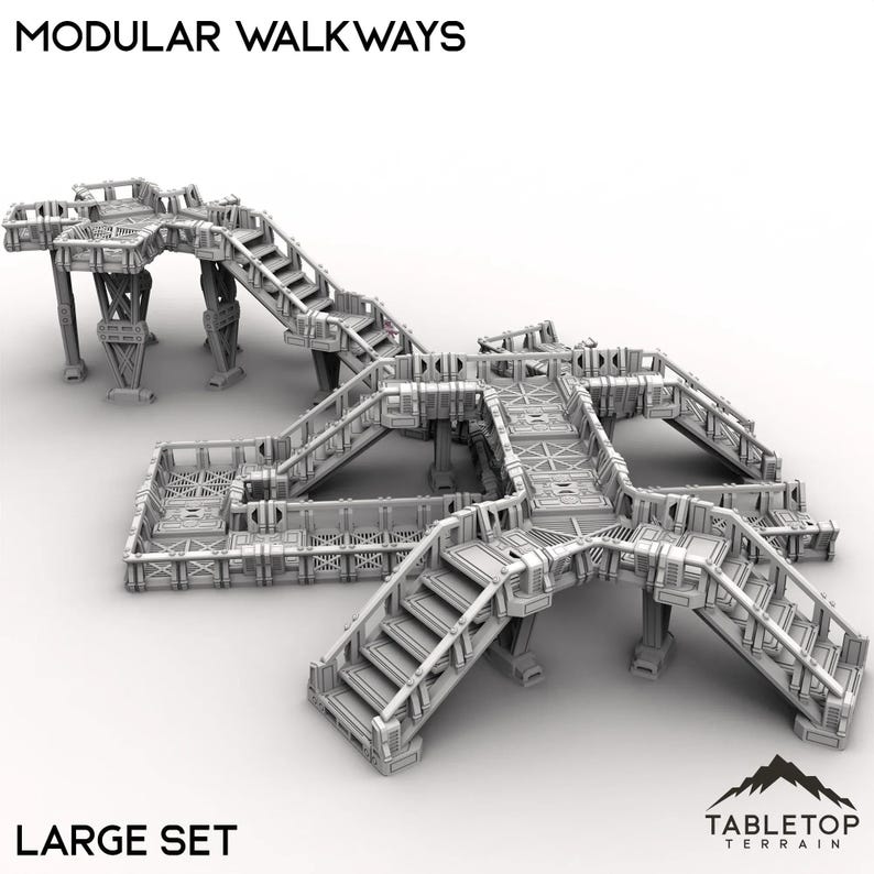 Modular Walkways - Tabletop Terrain Grimdark Gothic Miniature Wargame ...