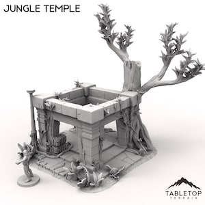 Jungle Temple - Tabletop Terrain Outer Rim Compatible with Star Wars Legion Shatterpoint