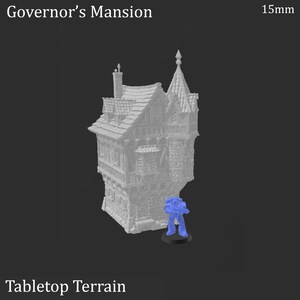 Governor's Mansion - Fantasy Building - Winterdale Fantasy Terrain DND Aos Conquest Printable ...