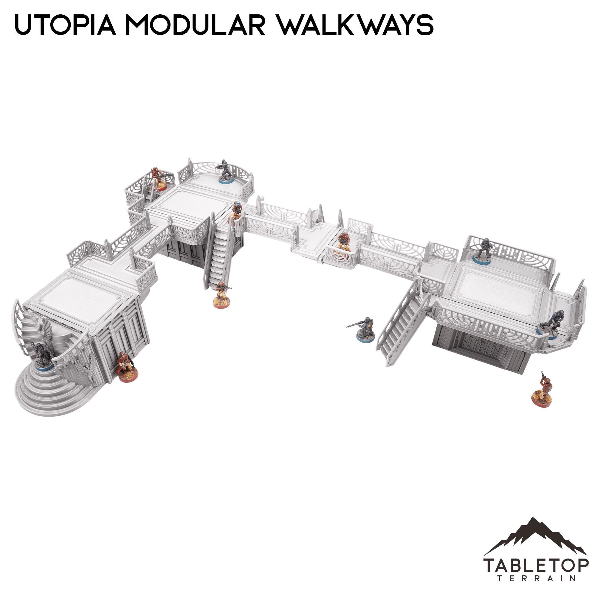 Modular Star Wars Utopia Modular Walkways Inspired by Theed - Tabletop Terrain Outer Rim ...