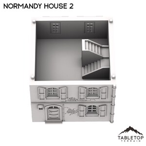 Bâtiment 3D Wargame Zone – Maison De Village Boutique Pour Bolt Action / FOW