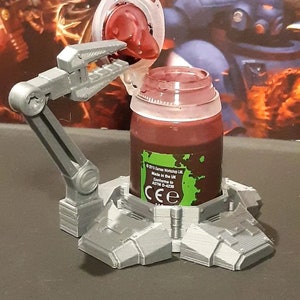 Citadel Paint/Wash Pot Holder - Mech Foot with Removable Mech Arm