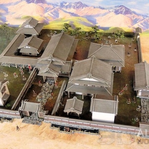 Samurai Lord&#39;s House - Test of Honor Bushido Tabletop Terrain 28mm 32mm Wargame