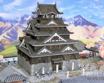 Samurai Burg - Ehrentest Japan Miniatures Gelände