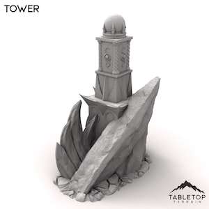 Tower - Ithyria, World of Change - Tabletop Terrain Fantasy DND Miniature Roleplaying Wargame 28mm 32mm