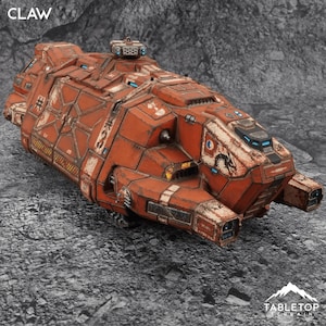 Nave de Transporte Claw - Hardware Studios 6 mm Compatível com Jogos de Guerra de Mechs em Pequena Escala
