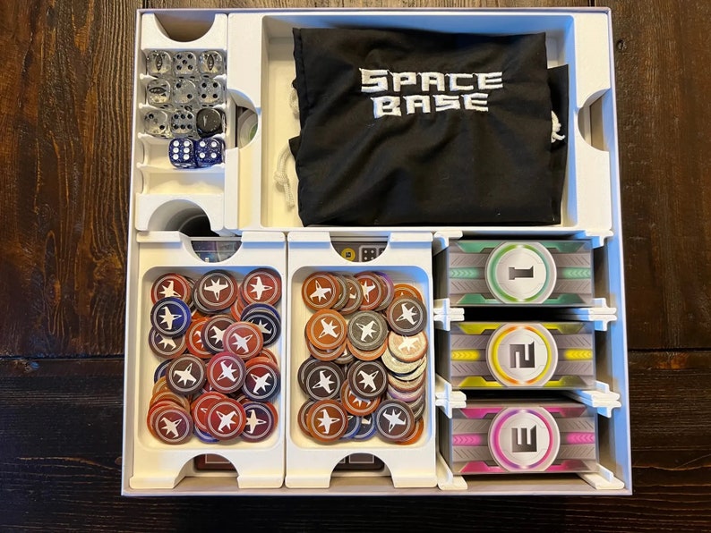 Space Base with Expansions Board Game Insert / Organizer image 5