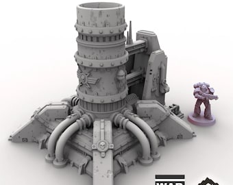 Grimdark Plasma Generator - Tabletop Terrain Grimdark Gothic Miniature Wargame Sci-Fi 28mm 32mm