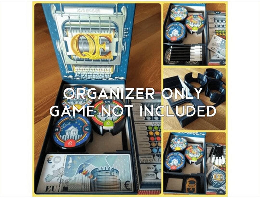 QE (quantitative Easing) Board Game Insert / Organizer - Etsy New Zealand
