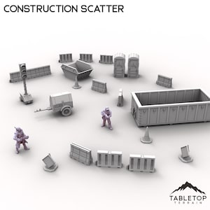Construcción dispersa - Superhéroe de cómic moderno urbano Marvel Crisis Protocol