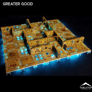 Greater Good Boarding Actions Compatible Terrain Set - Tabletop Terrain Greater Good Grimdark Miniature Wargame Sci-Fi 28mm 32mm
