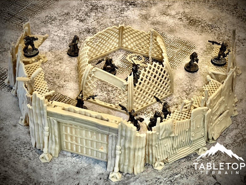 Ashpocalypse Scaff Compound - Post Apocalyptic Wargaming Tabletop ...