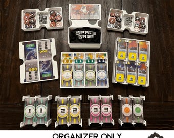 Space Base with Expansions (Genesis) Board Game Insert / Organizer