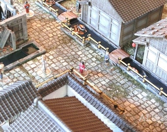 Samurai Strasse Fischteiche - Test of Honour Japan Miniatures Gelände