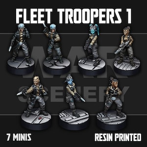 Insurgent Fleet Troopers 1 - Outer Rim Minis av War Scenery för bordsspel