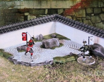 Samurai Zen Garden Set - Test of Honor Japan Miniatures Terrain