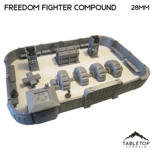 Freedom Fighter&#39;s (Rebel) Compound - Star Wars Legion Terrain - Tabletop Terrain