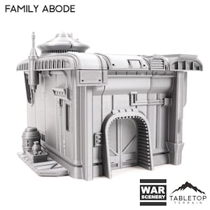 Family Abode - Star Wars Legion Terrain Outer Rim War Scenery  Koboh Lothal Tabletop Terrain Wargame Miniature Scenery