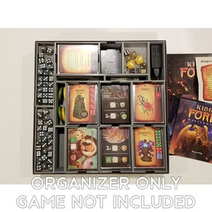 Insert / Organizer compatible with King&#39;s Forge + Expansions Board Game
