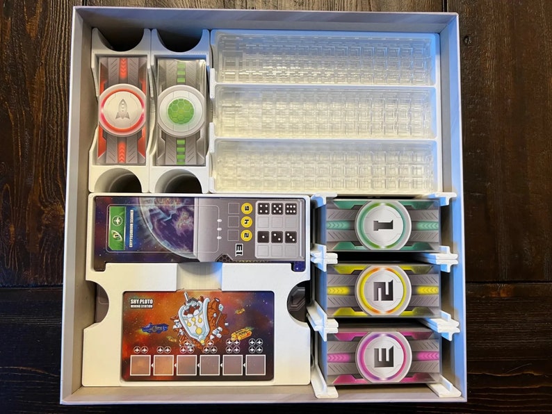 Space Base with Expansions Board Game Insert / Organizer image 6