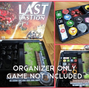 Last Bastion Board Game Insert / Organizer