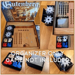 Gutenberg Board Game Insert / Organizer