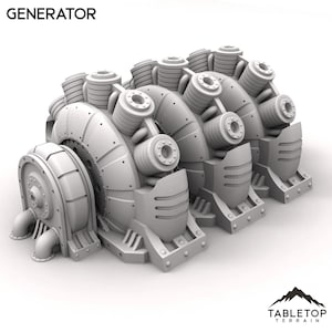 Generator - Cognis Steam World - Tabletop Terrain Grimdark Gothic Miniature Wargame Sci-Fi 28mm 32mm