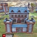 Ironhelm Barracks Dwarven Fantasy Building Fantasy Terrain DND Aos Conquest Printable Scenery ...