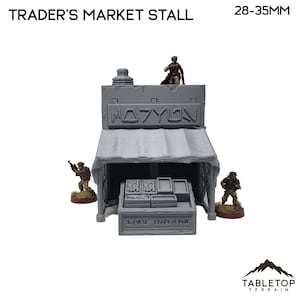 Bancarella del mercato di Pilgrim City Trader - Edificio Shatterpoint di Star Wars Legion - Terreno da tavolo desertico