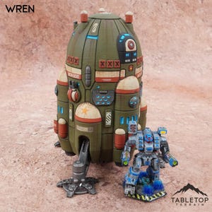 Wren Light-Class Dropship - Hardware Studios 6mm Compatible with Small Scale Mech Wargames