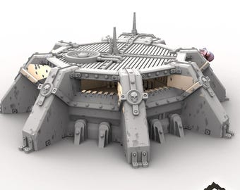 Grimdark Infantry Command - Tabletop Terrain Grimdark Gothic Miniature Wargame Sci-Fi 28mm 32mm