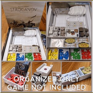 Stroganov Board Game Insert / Organizer
