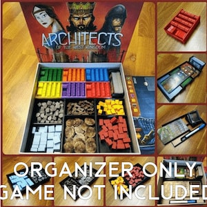 Architects of the West Kingdom + Age of Artisans Board Game Insert / Organizer