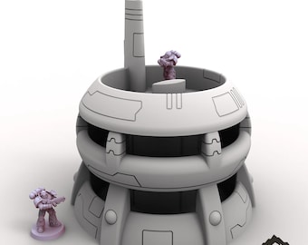 Greater Good Stackable Bunker - Tabletop Terrain Greater Good Grimdark Miniature Wargame Sci-Fi 28mm 32mm