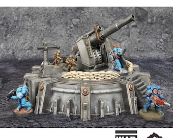 Tabletop Terrain Earthshaker Platform Wargame Terrain 3d printed 28mm Building Sci Fi Gothic Wargaming Scenery