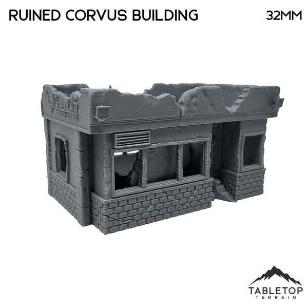 Ruiniertes Corvus-Gebäude - Marvel-Krisenprotokol - Ruine - MCP Urban Modern Terrain