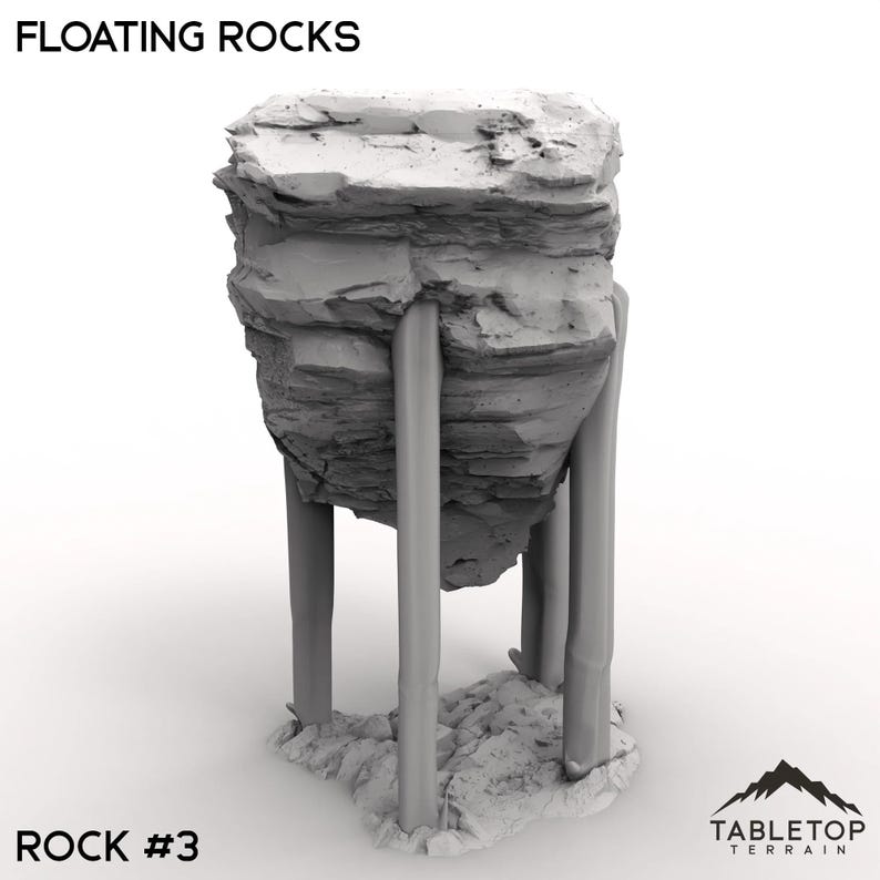 Floating Rocks - Tabletop Terrain Fantasy DND Miniature Roleplaying ...
