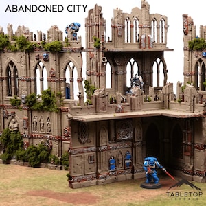 Pack de ruinas para torneos de ciudad abandonada - Set de terreno para torneos competitivos de 11.ª edición Imperialis Grimdark