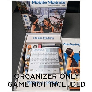 Mobile Markets Board Game Insert / Organizer