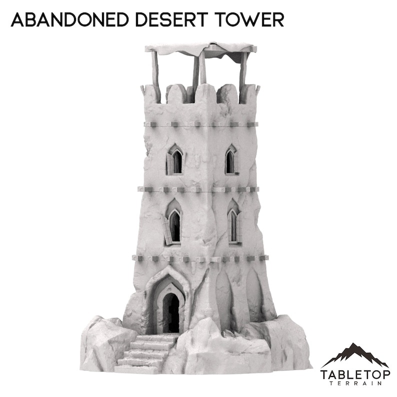 Pathfinder Tower Abandoned Desert Tower - DND Aos Pathfinder Conquest Miniatureland ...